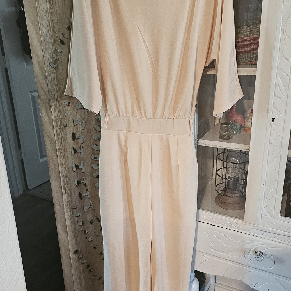 Elegant Cream Jumpsuit